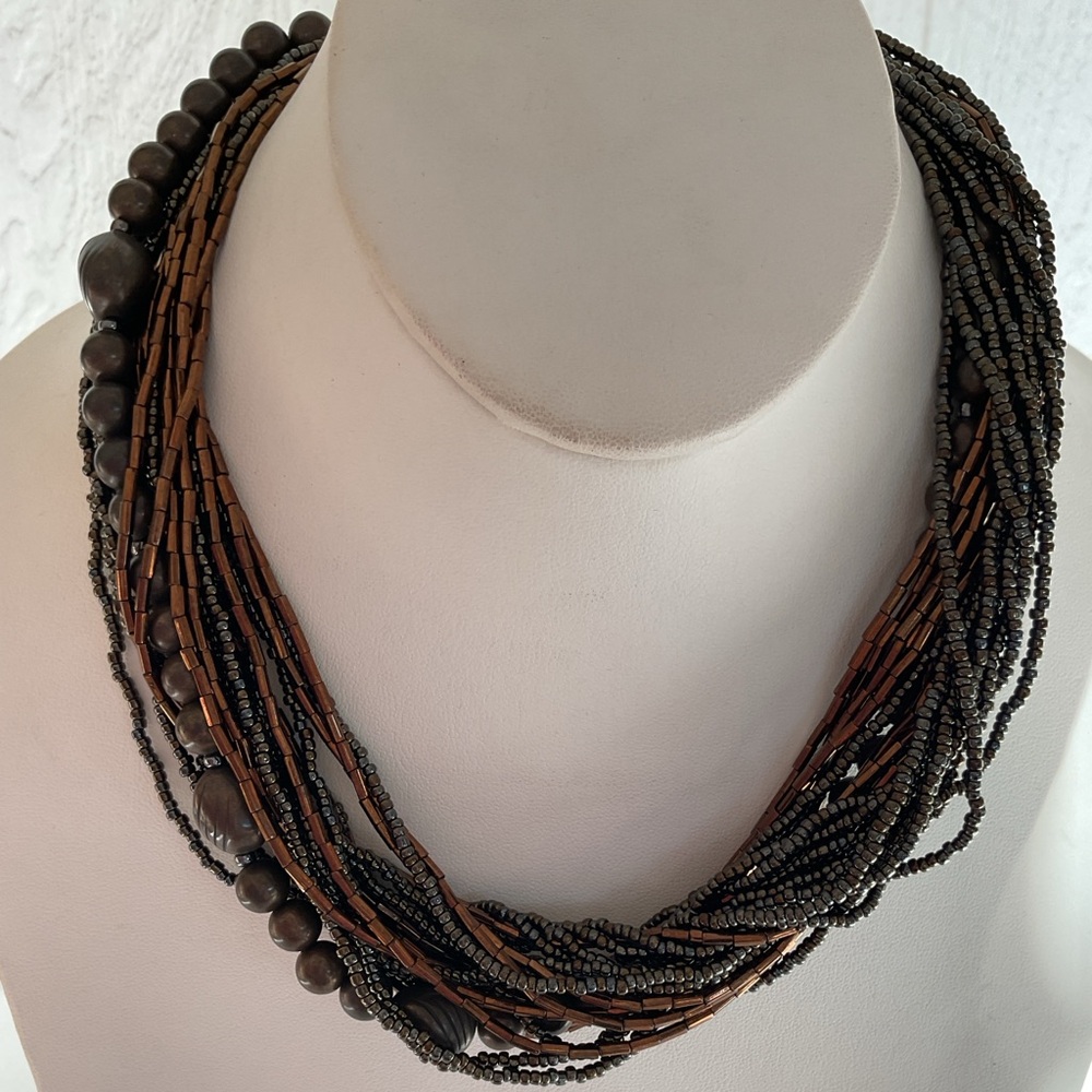 Beaded Multi Strand necklace